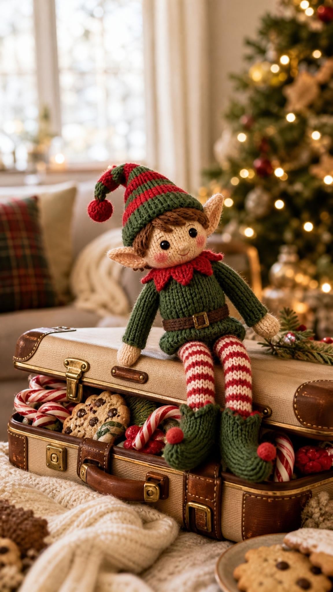 Elf on the Shelf goodbye idea: Packing too much