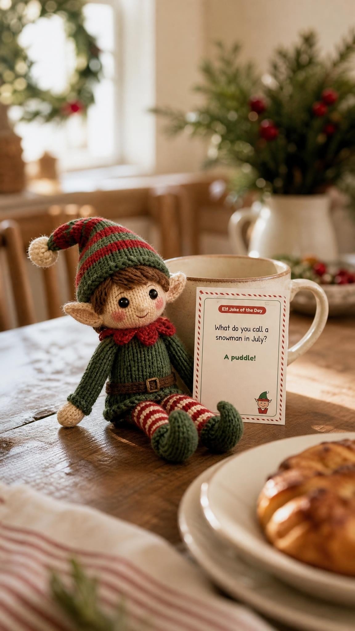 Elf on the Shelf goodbye idea: Last joke of the year