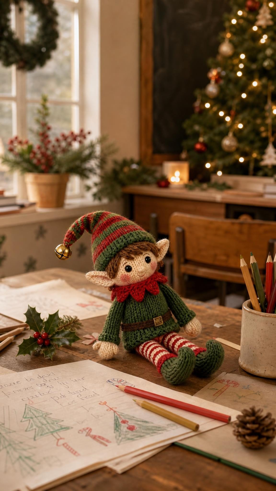 Elf on the Shelf goodbye idea: Write the elf a letter