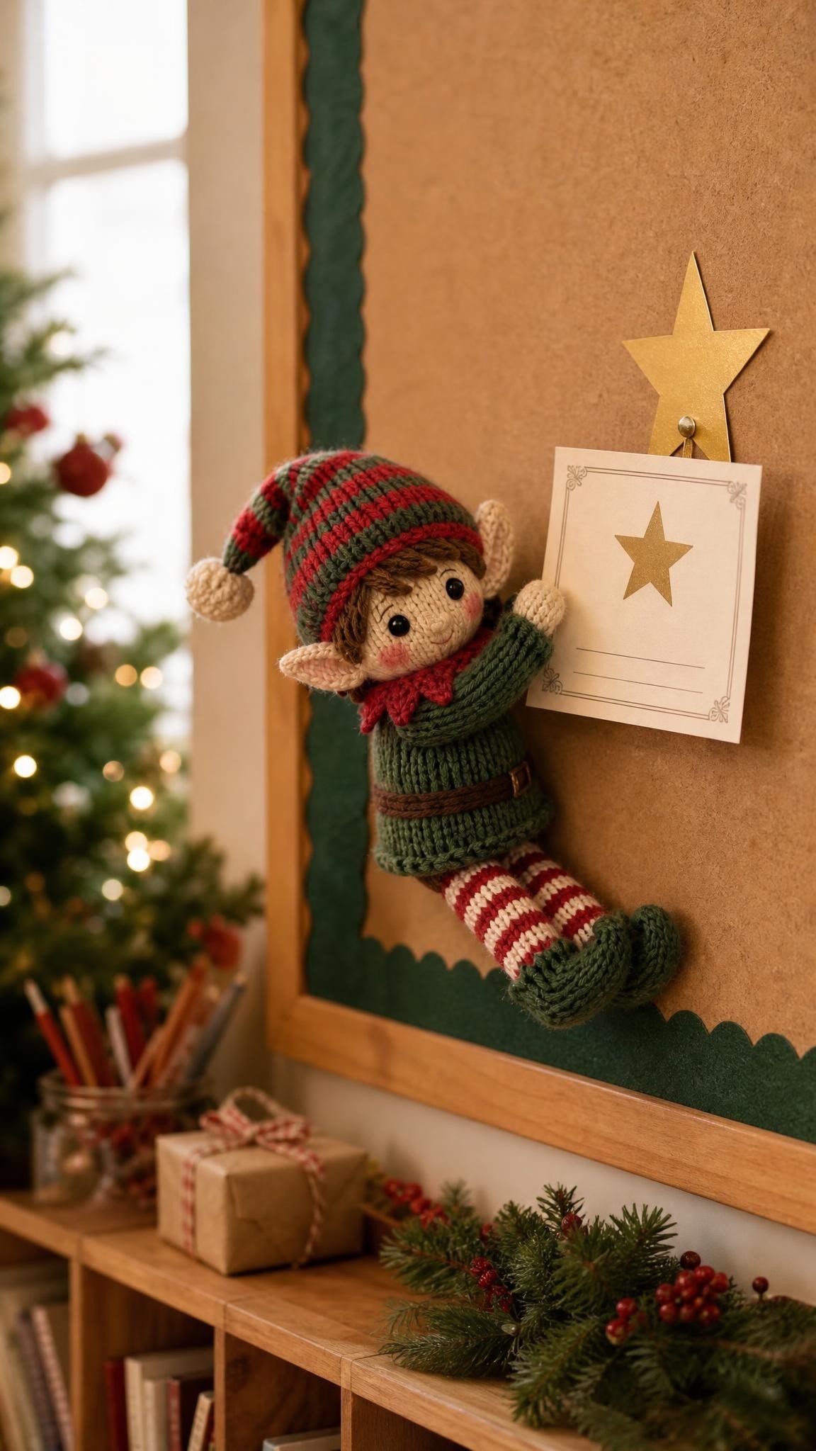 Elf on the Shelf goodbye idea: Elf-sized certificate