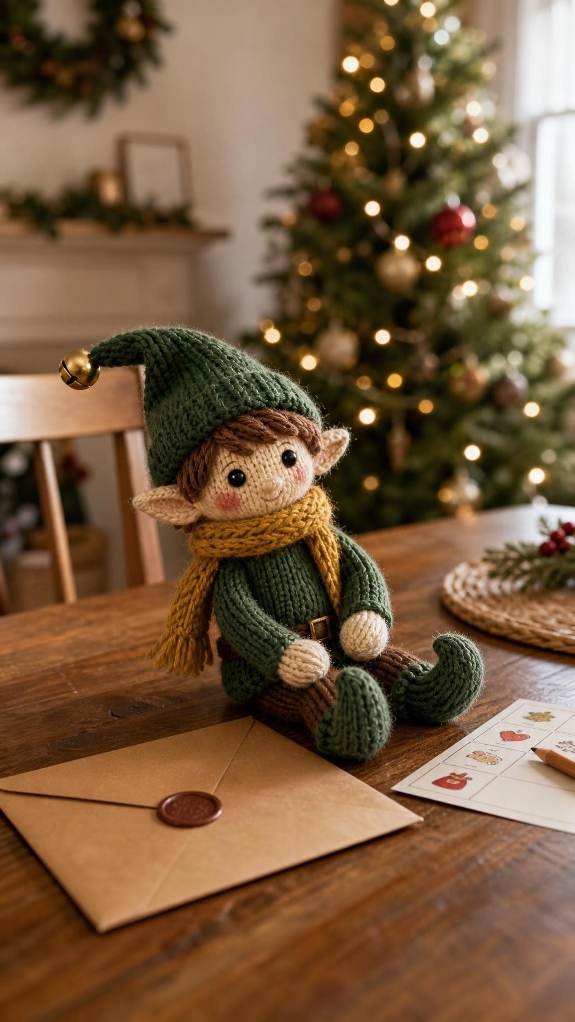 Elf on the Shelf idea for older children: Christmas trivia quiz