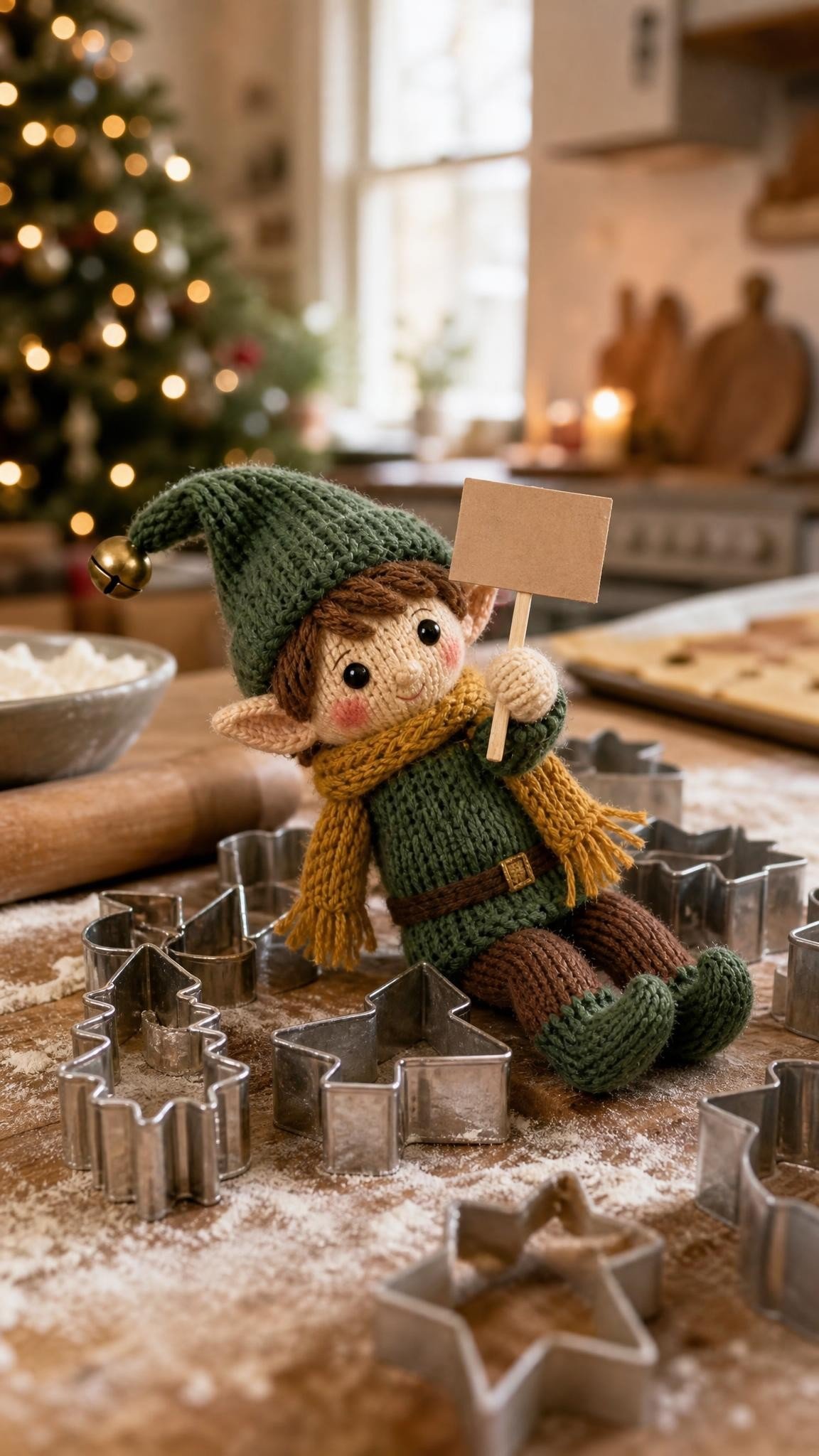 Elf on the Shelf idea for older children: Bake-off challenge