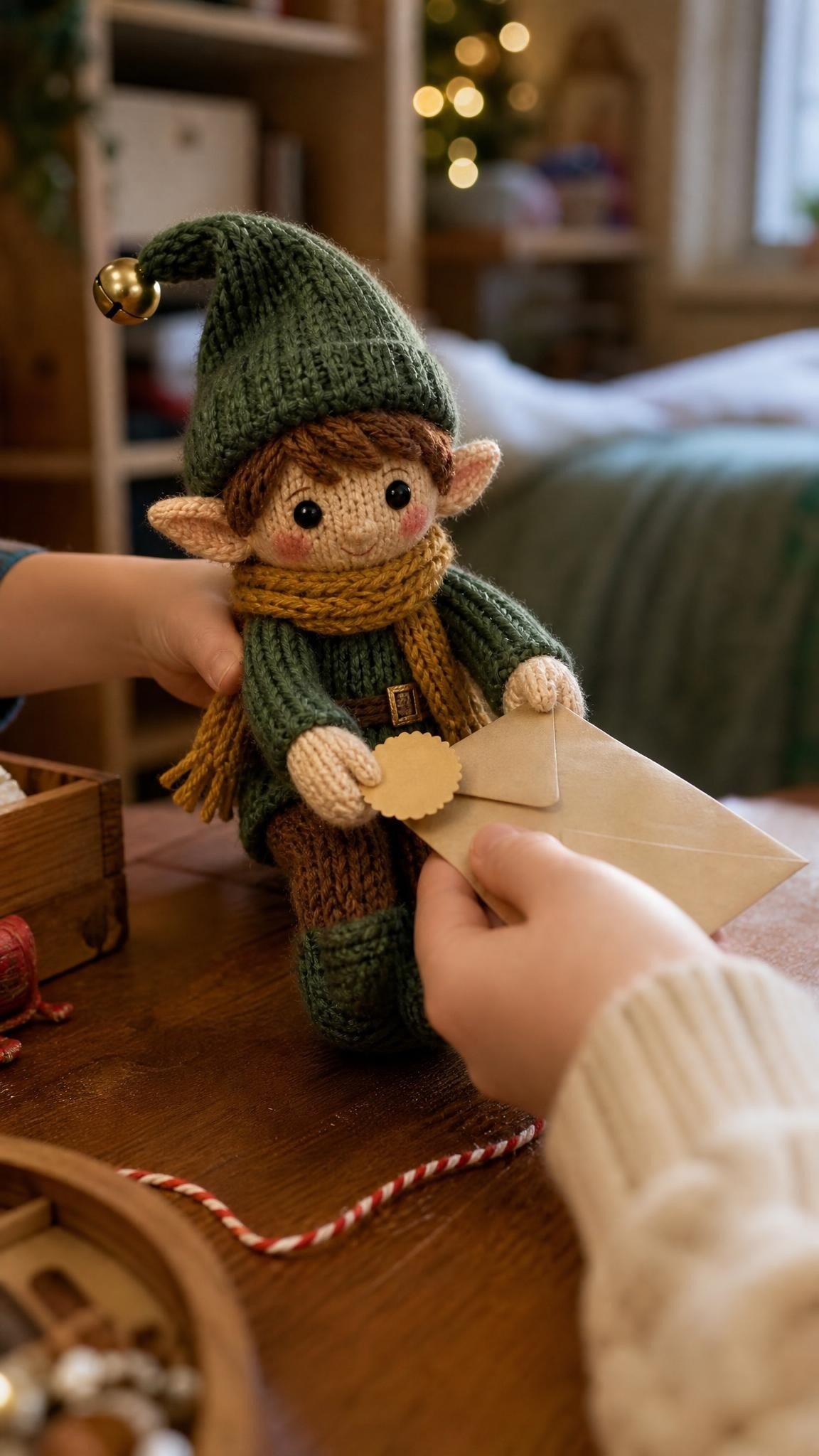 Elf on the Shelf idea for older children: Promotion to Elf Assistant