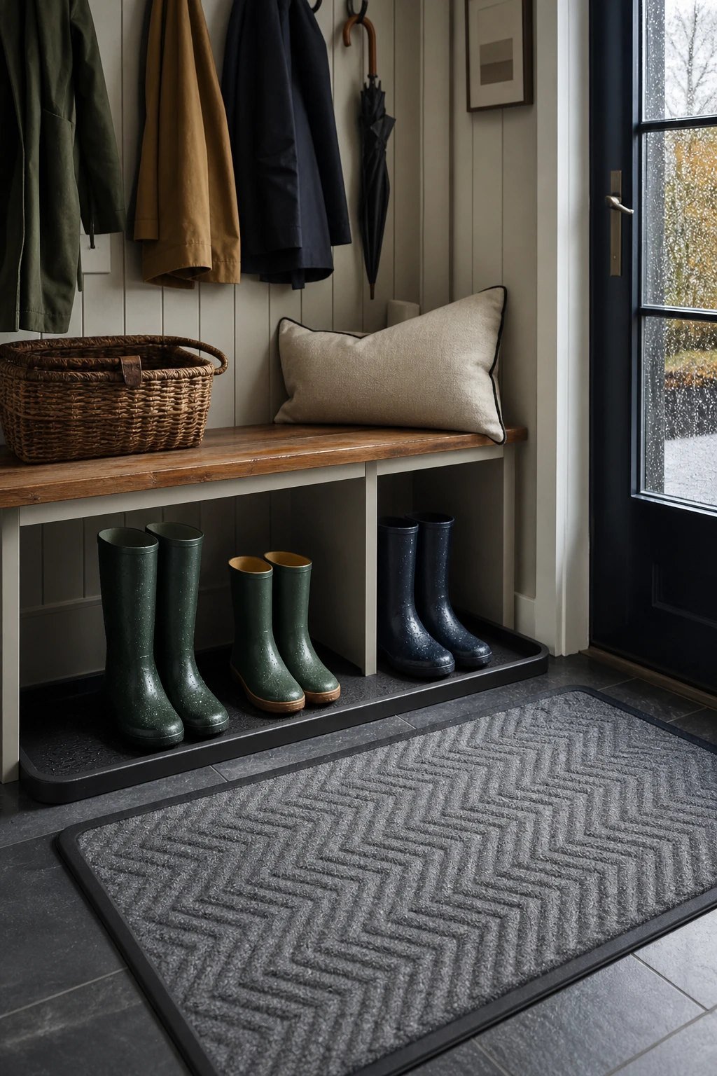 Boot trays for wet days