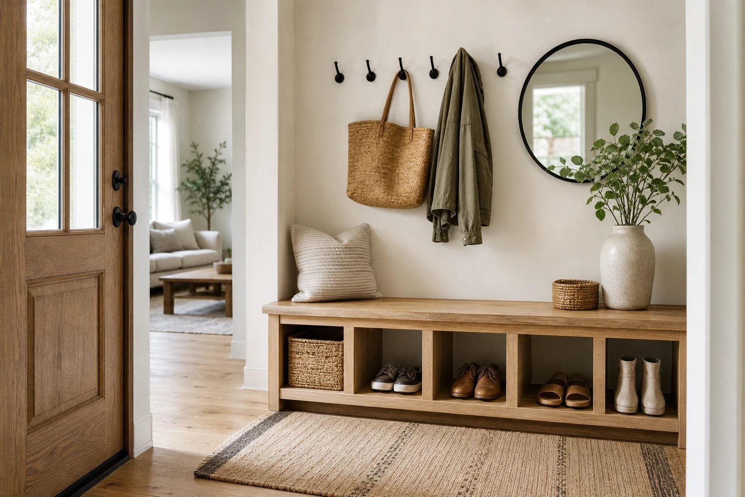16 Entryway Bench Ideas With Shoe Storage on a Budget