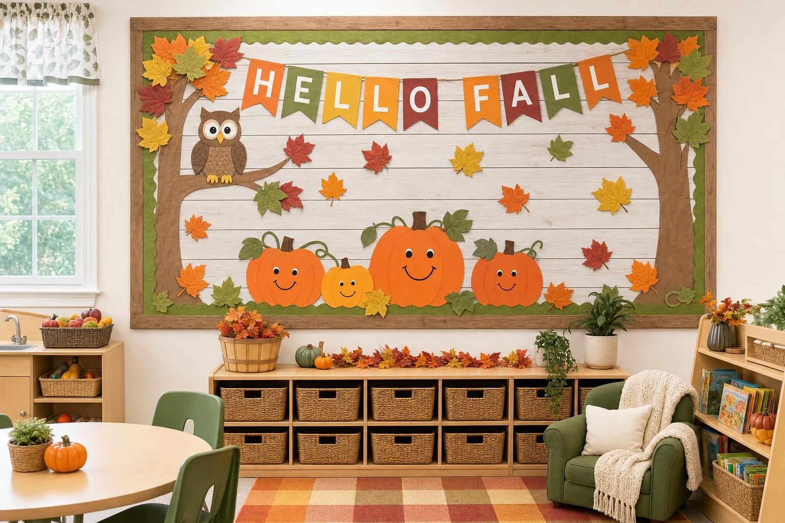 15 Fall Bulletin Board Ideas for Preschool and Kindergarten