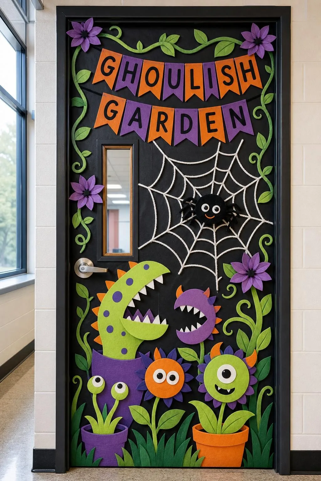 Spooky Botanical Bundle: Halloween classroom door decoration
