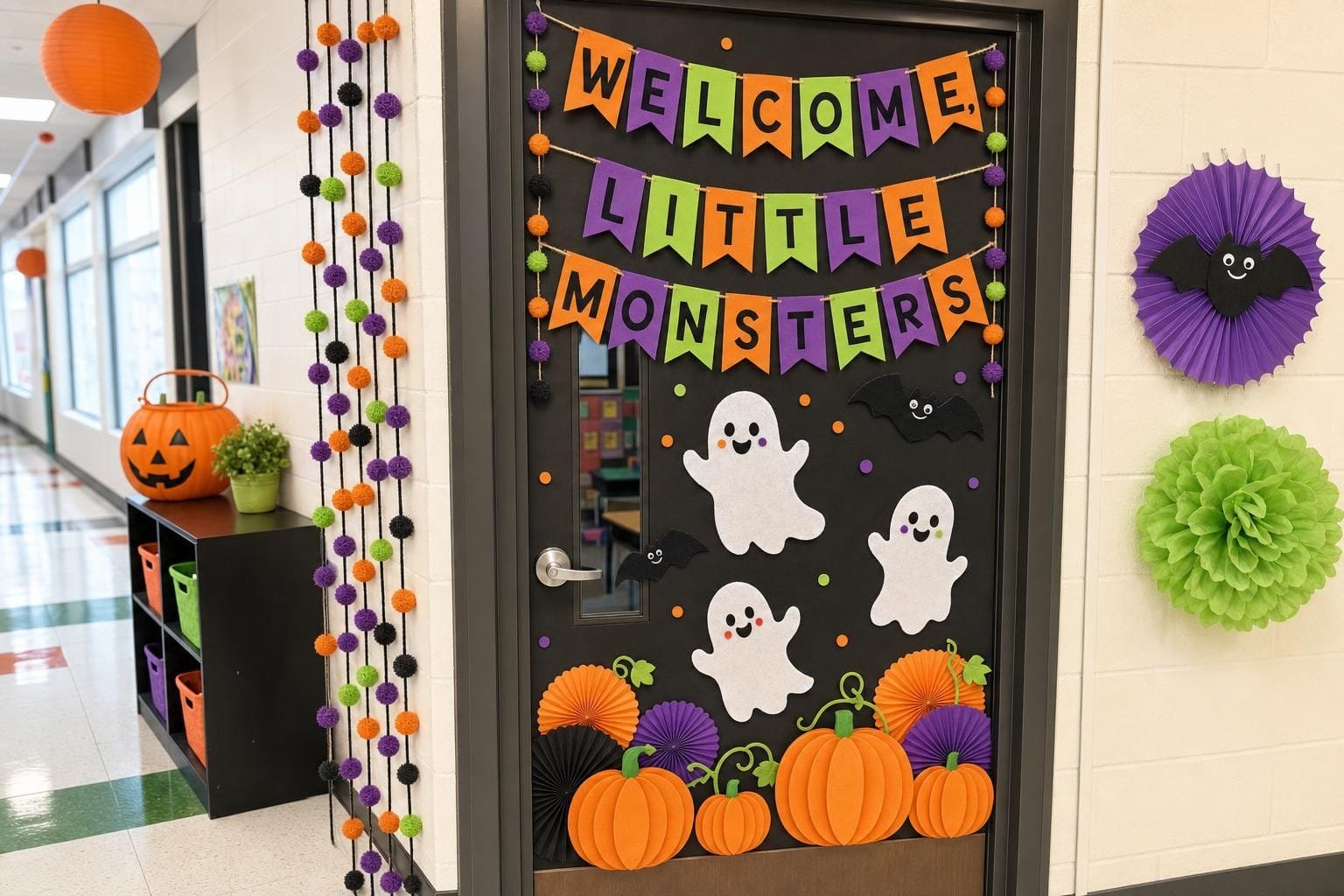 17 Halloween Door Decorations for the Classroom You Can Put Up in One Prep Period
