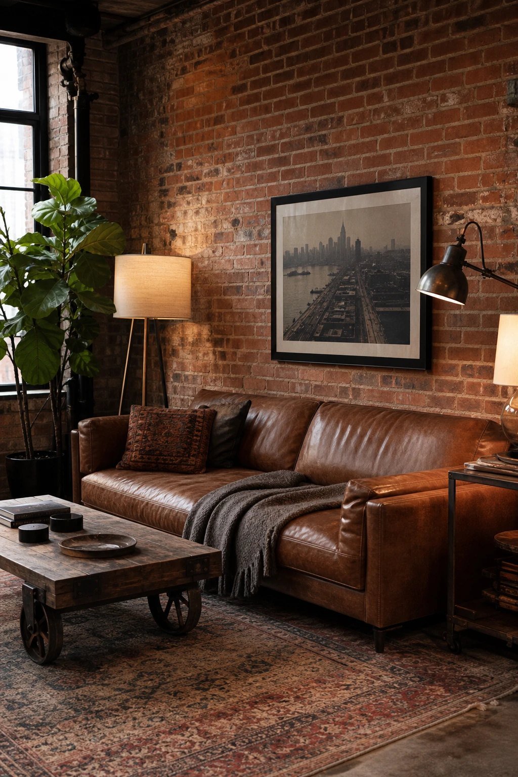 Warm brick and rich textures