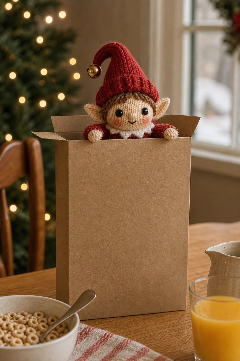 Hiding in the cereal box