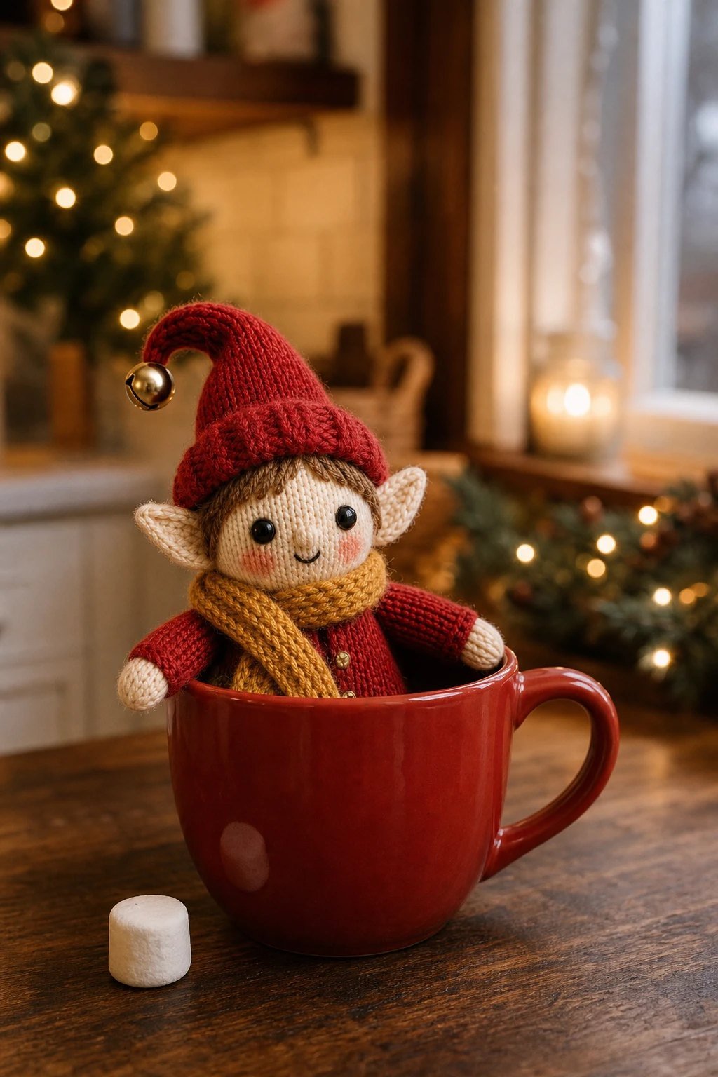 Sitting in a mug