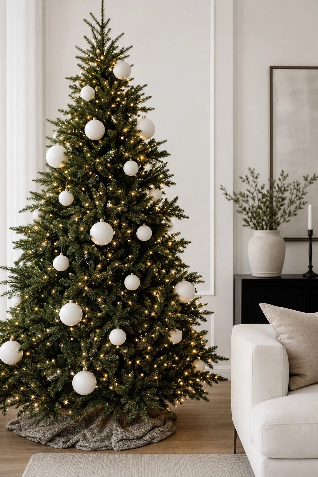 Modern white minimalism