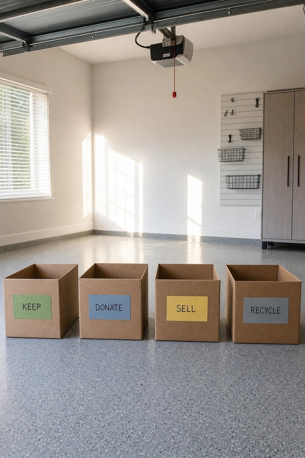 Declutter before you organize