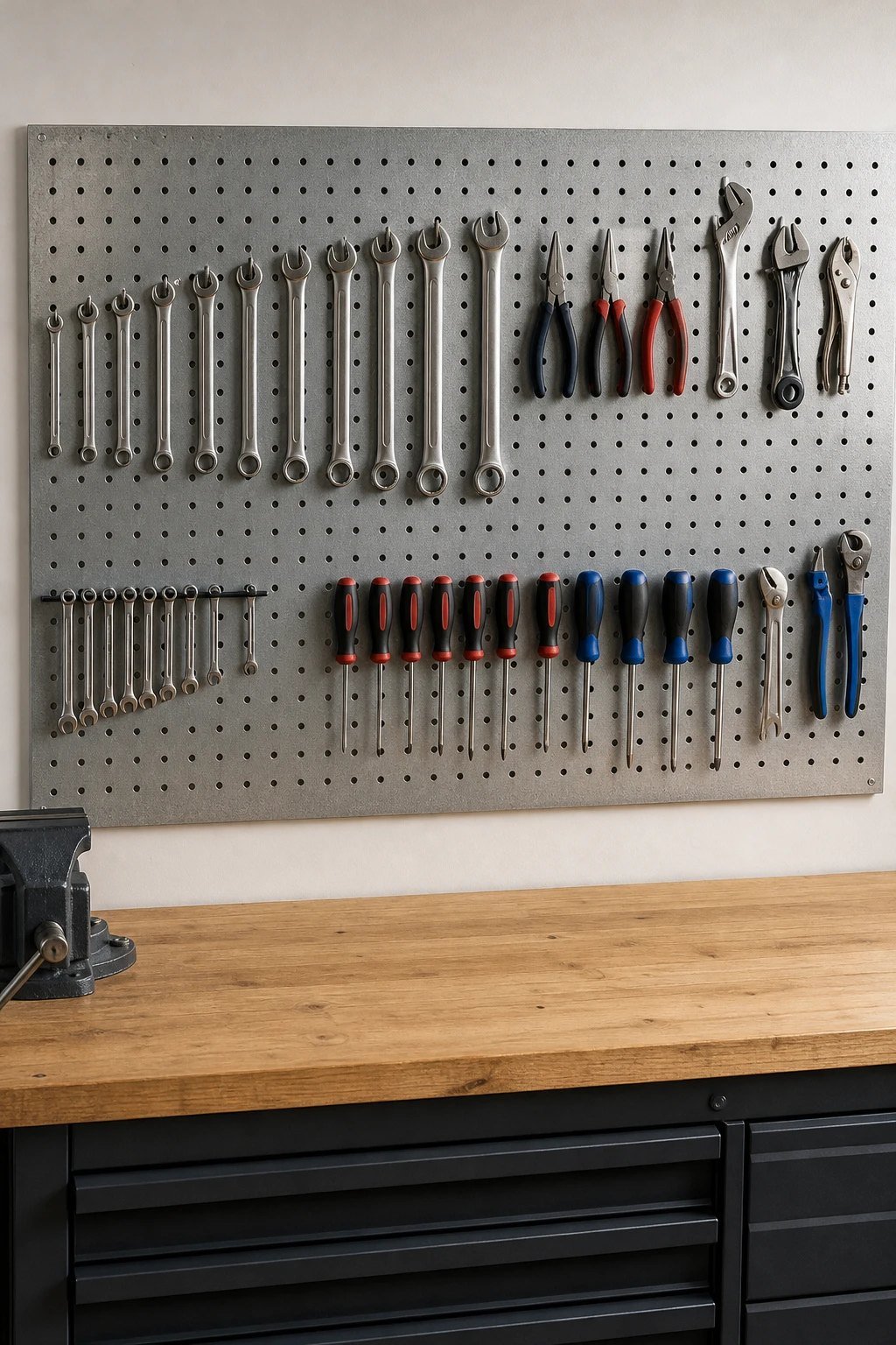 Pegboard for small tools
