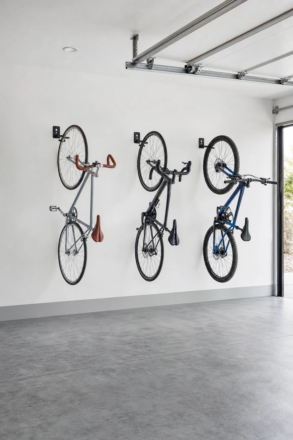 Wall mounted bikes