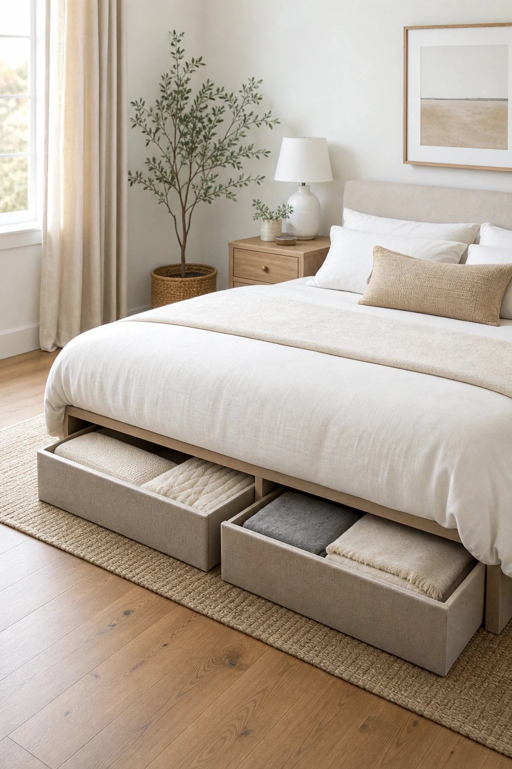Under the bed storage