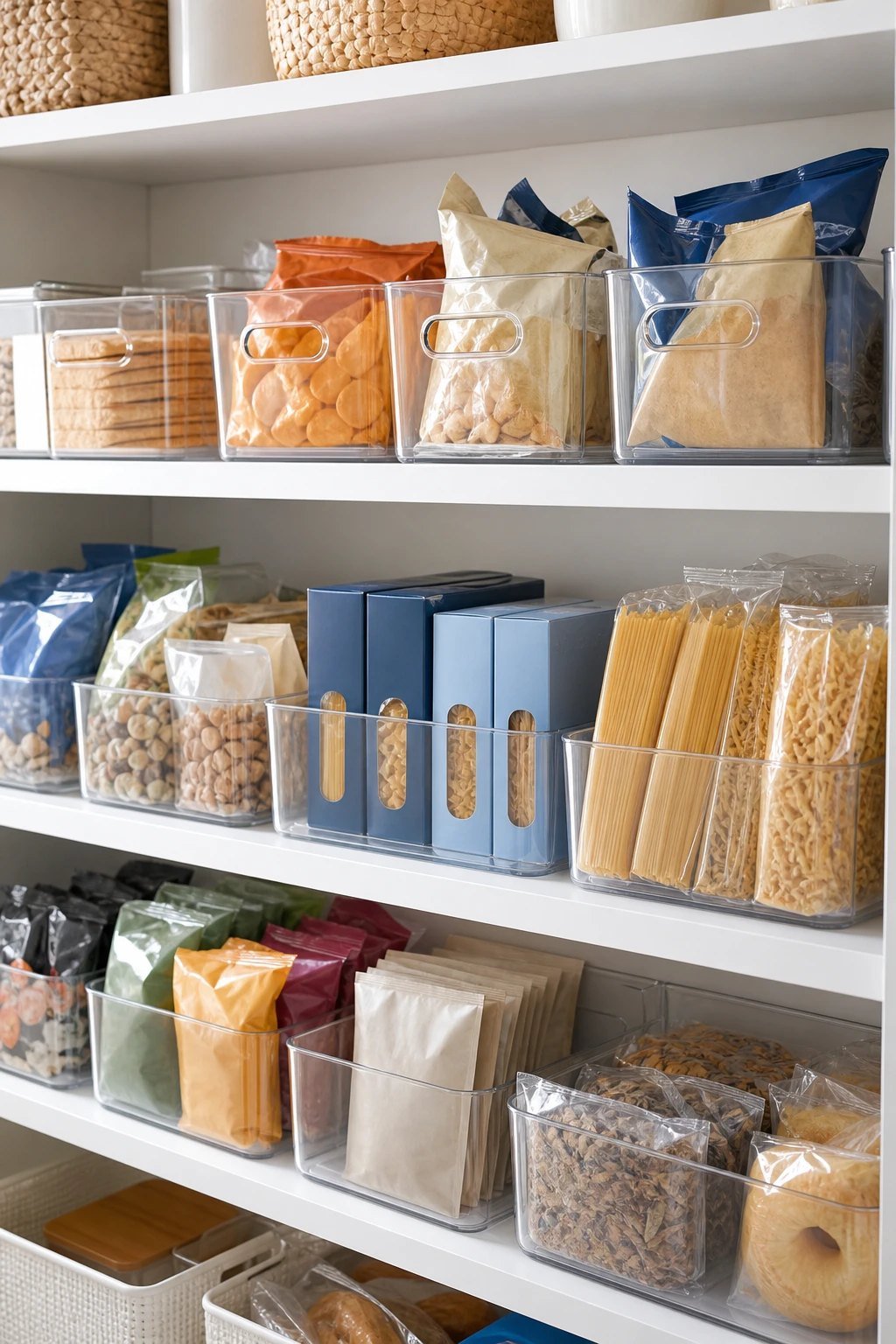 Clear bins for every category