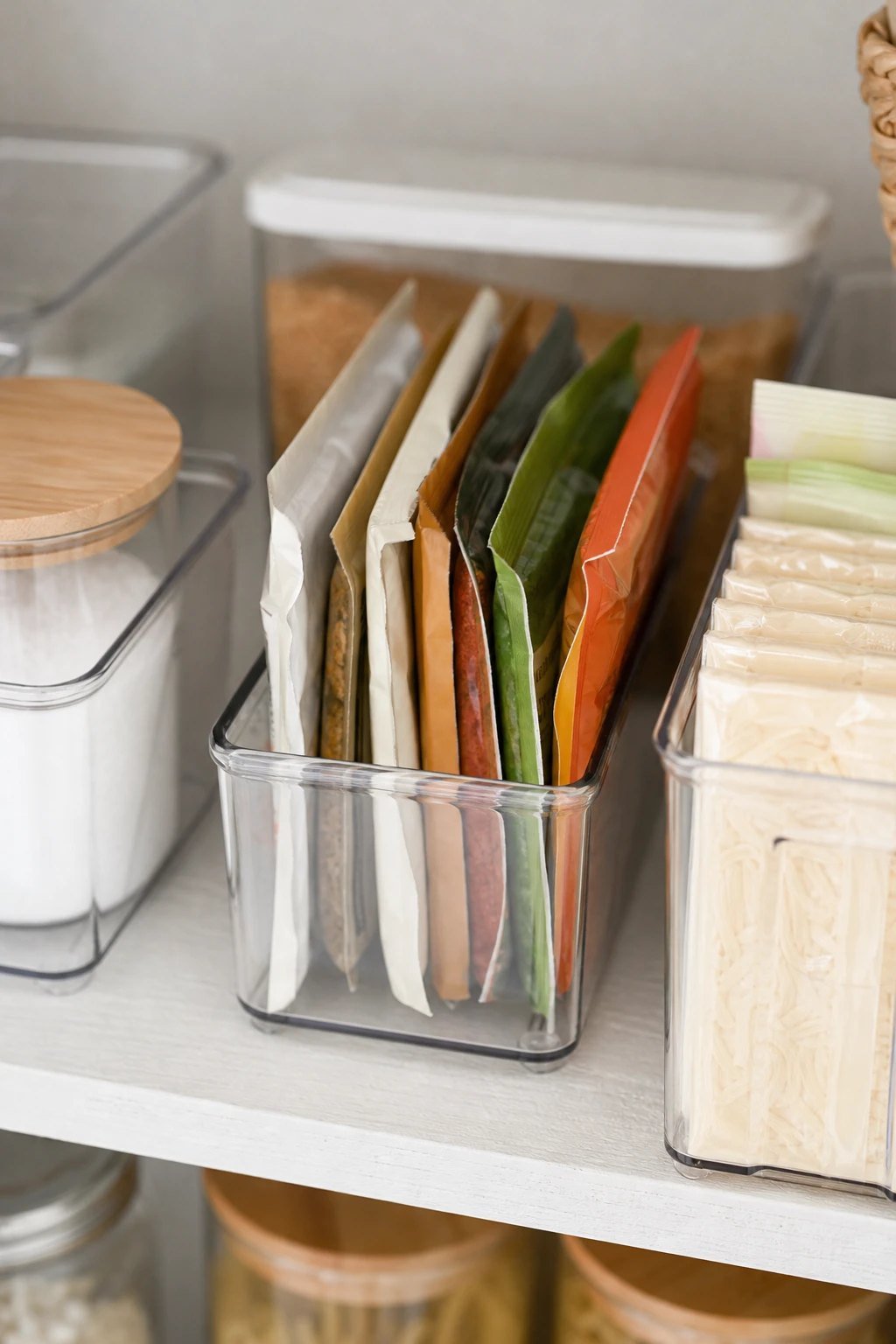 A packet bin for small things
