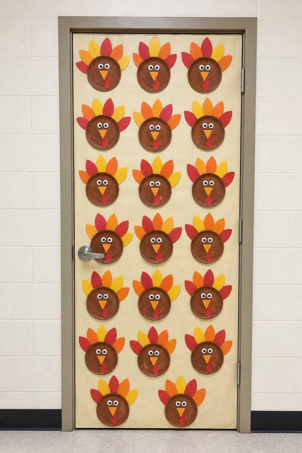 Paper plate turkeys