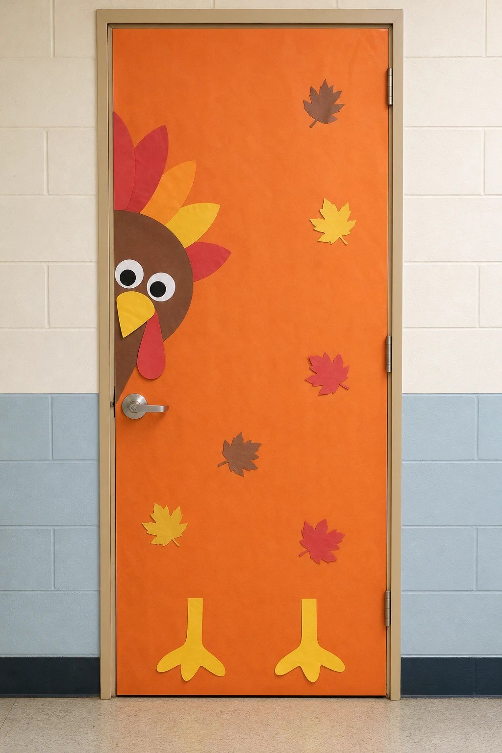Peeking turkey