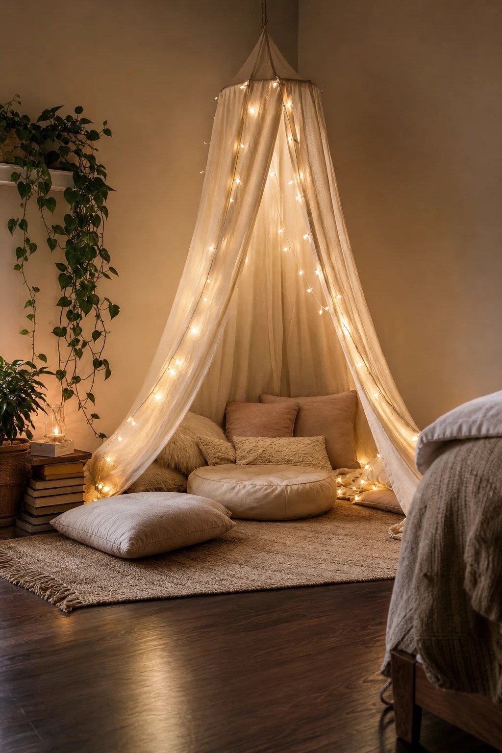 A canopy corner