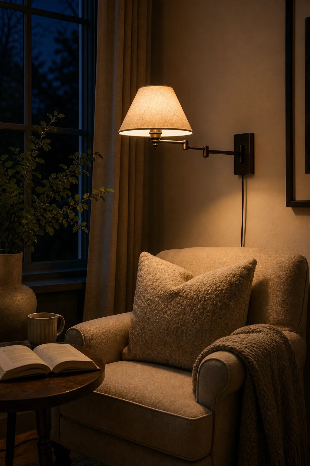 Plug-in wall sconces