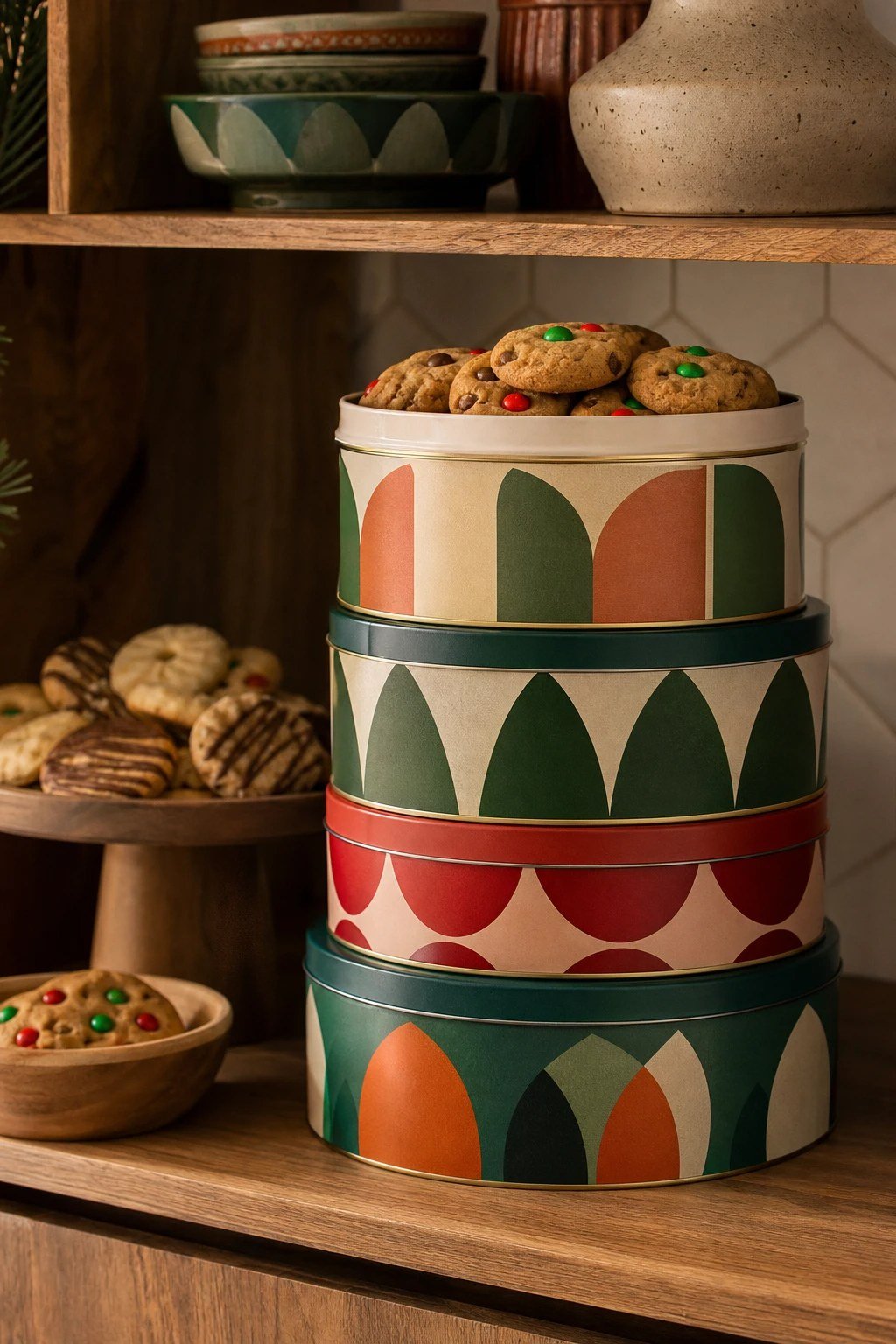 Vintage cookie tins