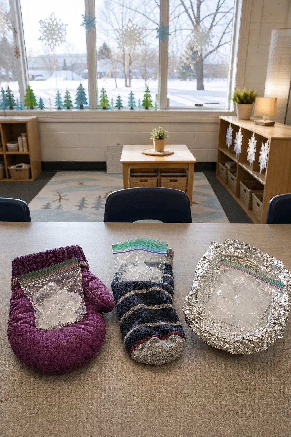 Mitten insulation test