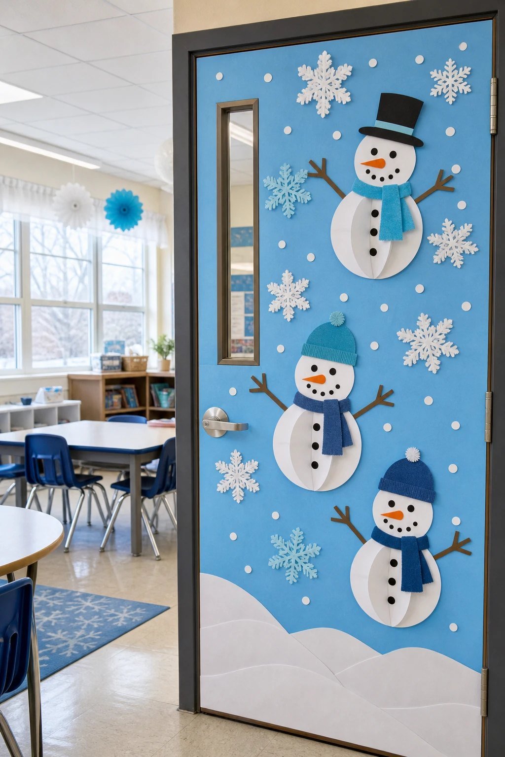 A winter door that matches
