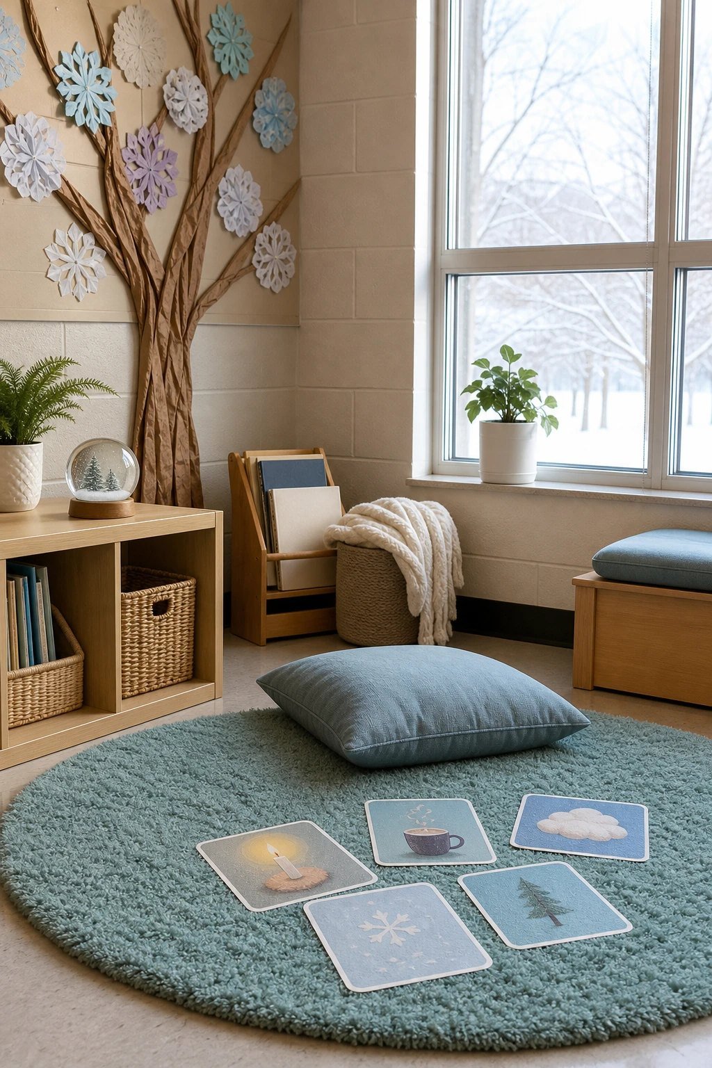A calm winter corner
