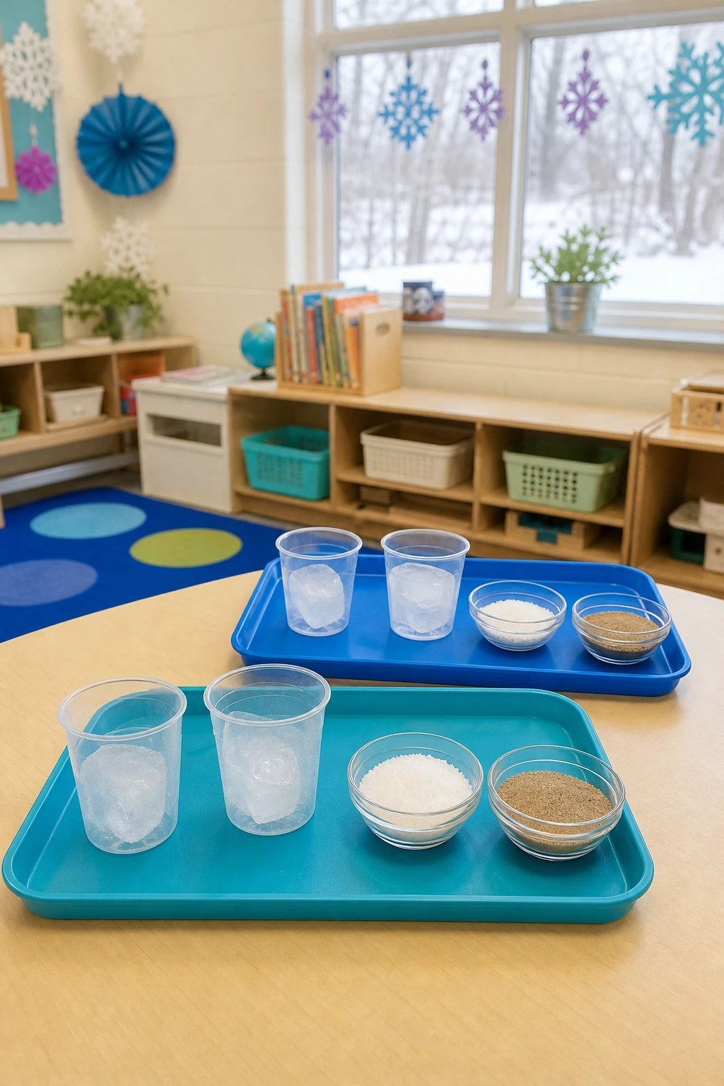 Melting ice experiment