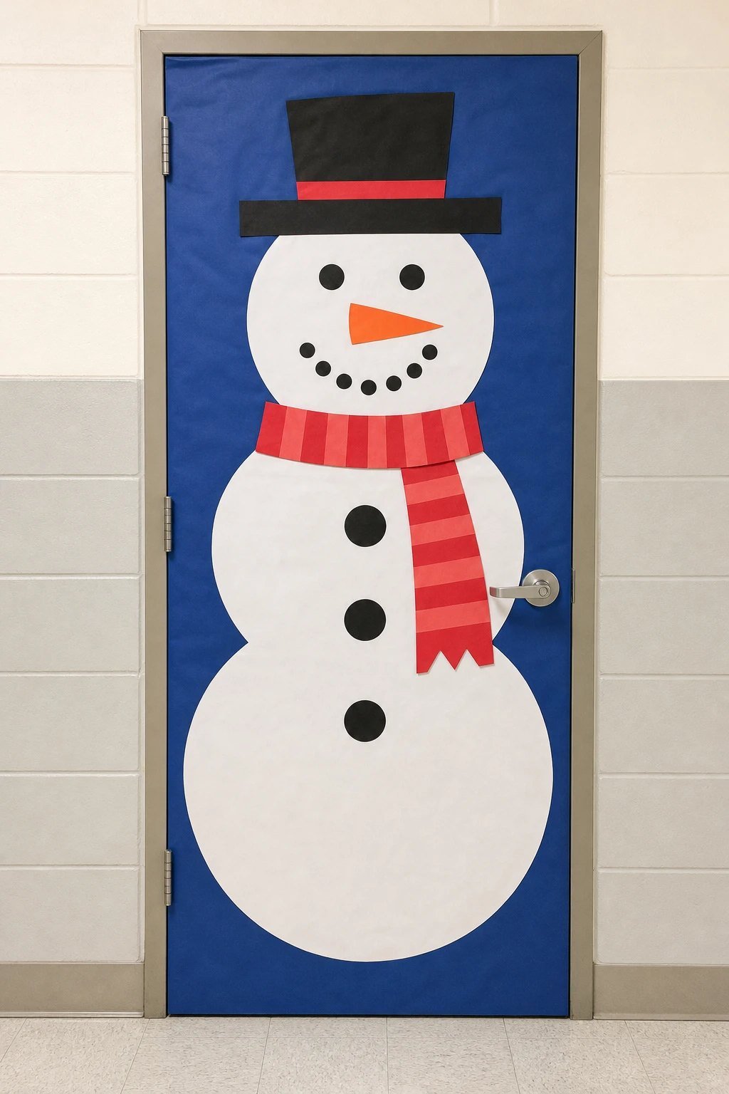 A giant friendly snowman