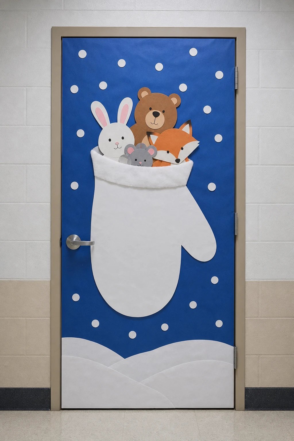 The Mitten story door