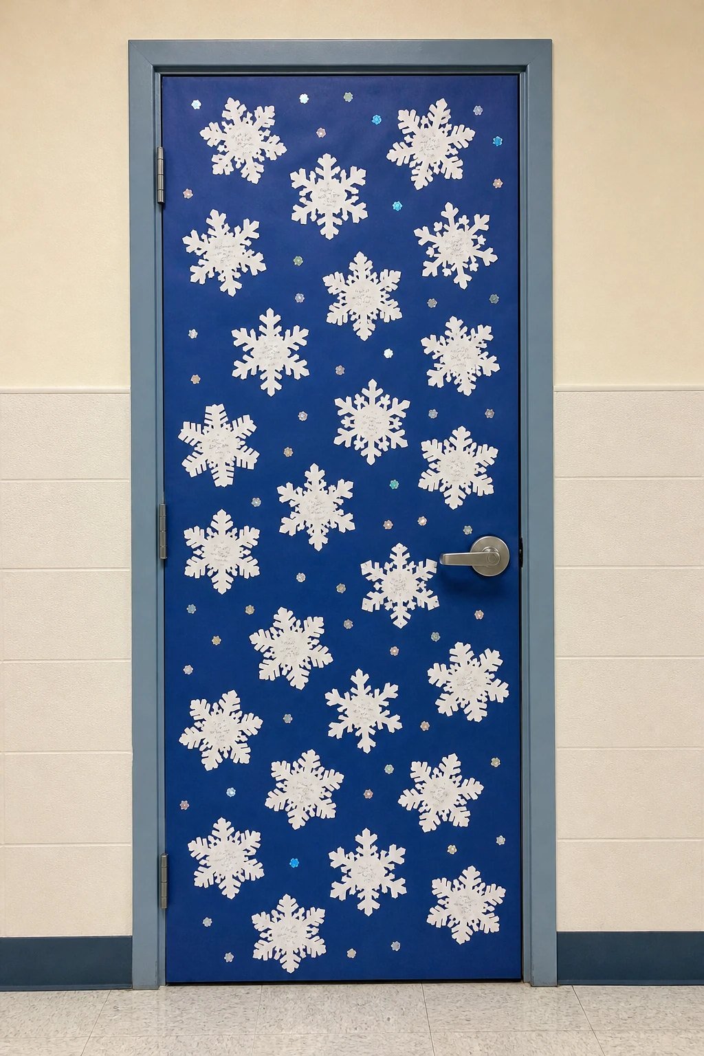 New Year goals door