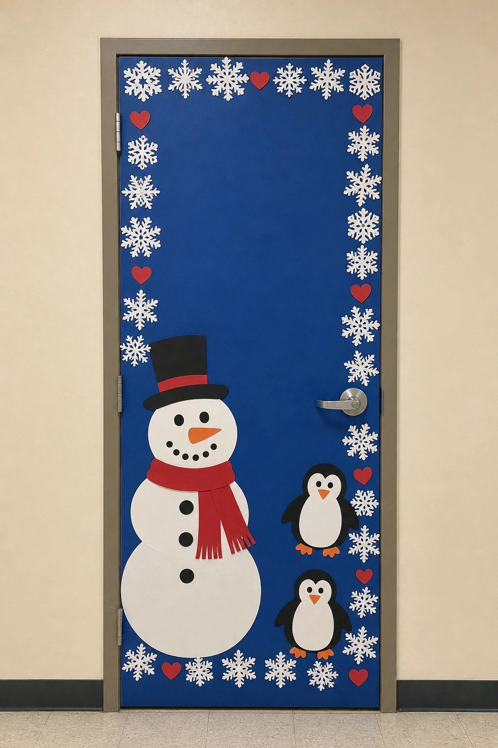 A door that changes with the season